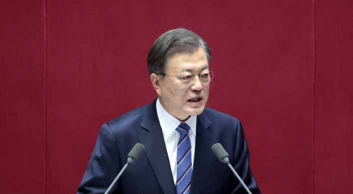 In budget speech, Moon says time for full-scale push to revitalize economy