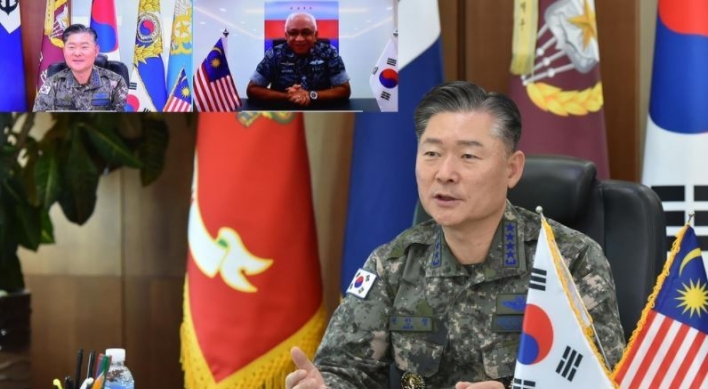 Korean, Malaysian military chiefs agree to boost defense cooperation