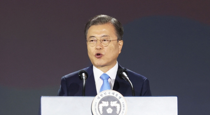 Moon says Seoul to continue to seek denuclearization, permanent peace on Korean Peninsula