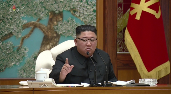 NK’s Kim chairs politburo meeting in first public appearance in weeks