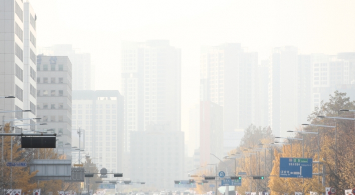 Ultrafine dust levels remain 'bad' in Seoul, western areas