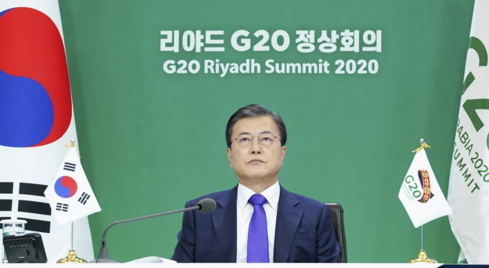 Moon pledges renewed drive for climate goals at G-20