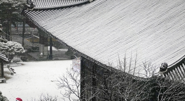 Seoul receives first measurable snowfall of season