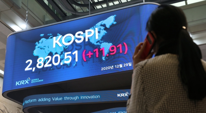 Kospi hits fresh high, Kosdaq gains 3% on ex-dividend date