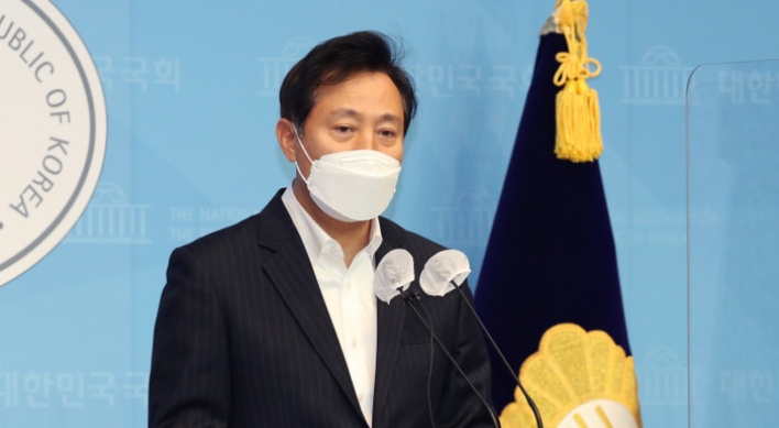 Ex-Seoul mayor Oh announces conditional bid to run for reelection