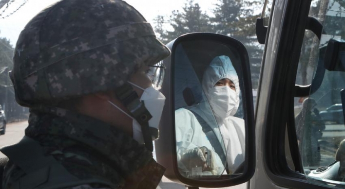 5 military-affiliated people test positive for new coronavirus