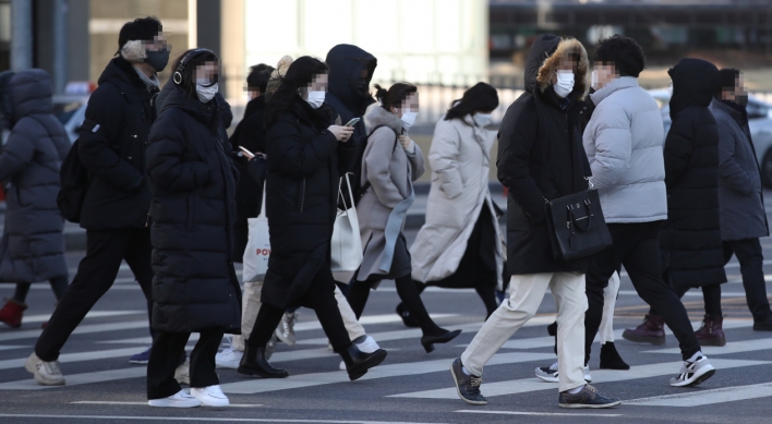 Freezing temperatures, high winds sweep S. Korea