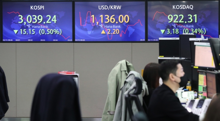 Seoul stocks open tad lower on inflation worries