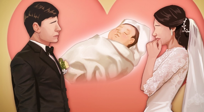 Half of younger Koreans see no need to have kids after marriage: report