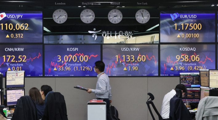 Seoul stocks advance on hopes of global economic rebound