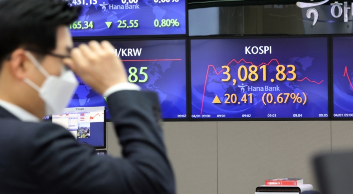 Seoul stocks hit 2-month high on US stimulus plan