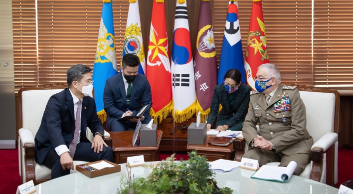 S. Korean, EU defense chiefs affirm cooperation on NK