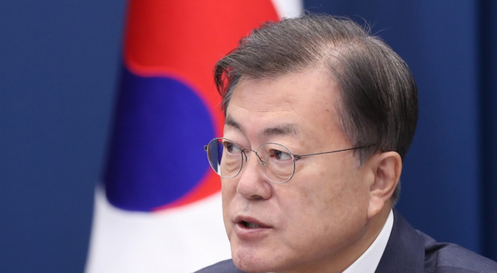 Moon takes election rout as 'reprimand' from the public, Cheong Wa Dae says