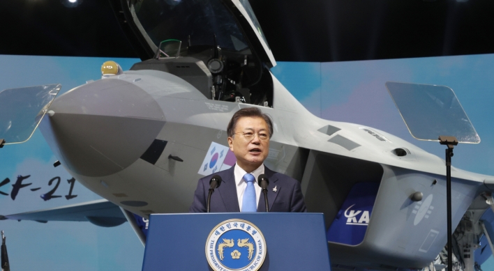 S. Korea to begin KF-21 fighter production, deploy up to 120 units by 2032: Moon