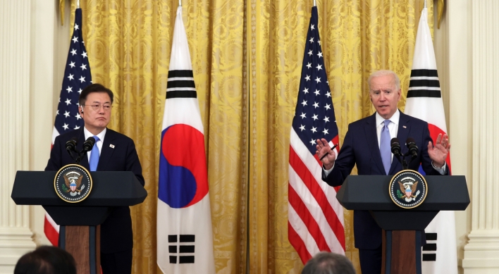 Moon, Biden agree to bolster chip alliance, lift missile ban