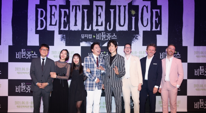 Musical ‘Beetlejuice’ arrives in Seoul for first run outside of Broadway