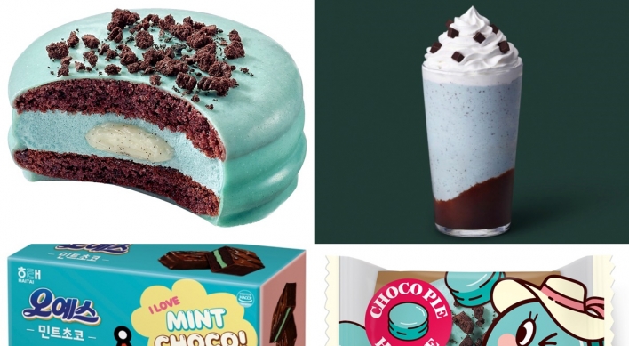 [Newsmaker] Backed by loyal fans, mint chocolate boom sweeps Korea