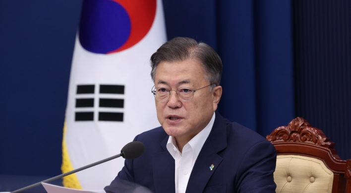 Moon says G-7 summit to be chance for S. Korea's diplomacy, bigger role on global issues