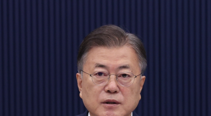 Moon praises ascent of main opposition's new young chairman as historic feat