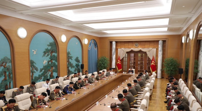 NK leader presides over Central Military Commission meeting, calls for 'high alert posture'