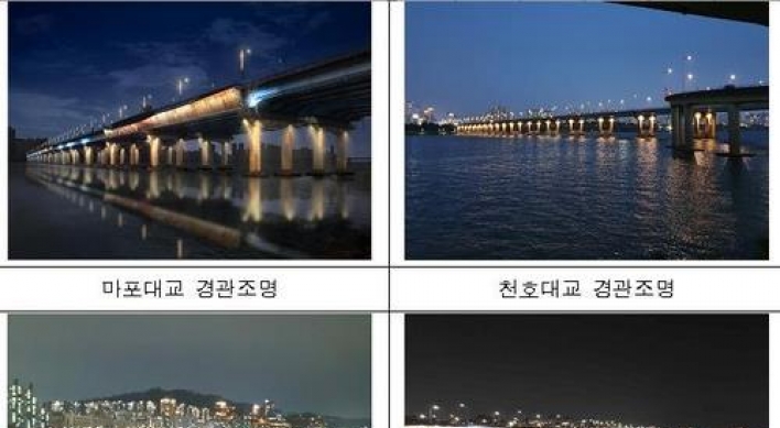 Six more Han River bridges to glow at night from July