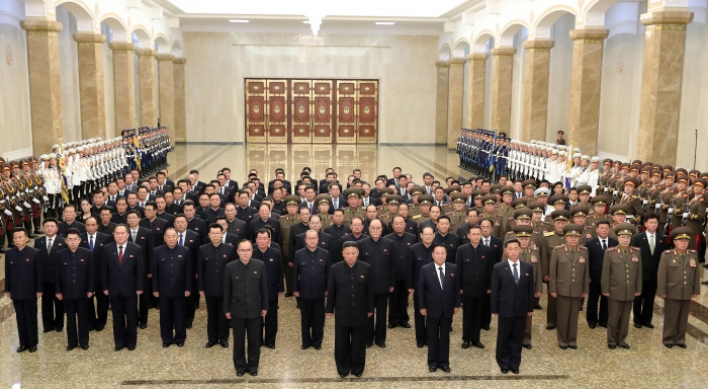 NK leader visits mausoleum to mark late grandfather's death anniversary