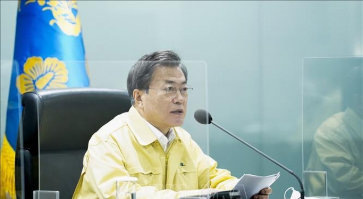 Moon to hold interagency meeting on coronavirus