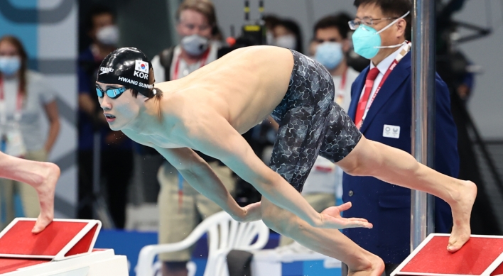 [Tokyo Olympics] Swimmer Hwang Sun-woo reaches 200m freestyle final, 1st S. Korean in 9 years