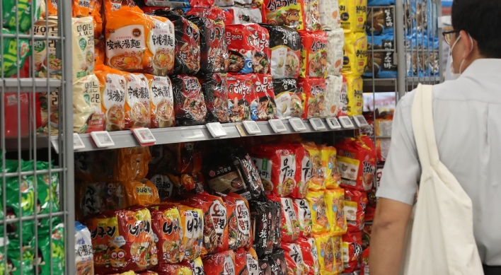 South Korean instant noodle exports hit record high