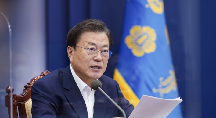 Moon says S. Korea at critical time in fight against coronavirus