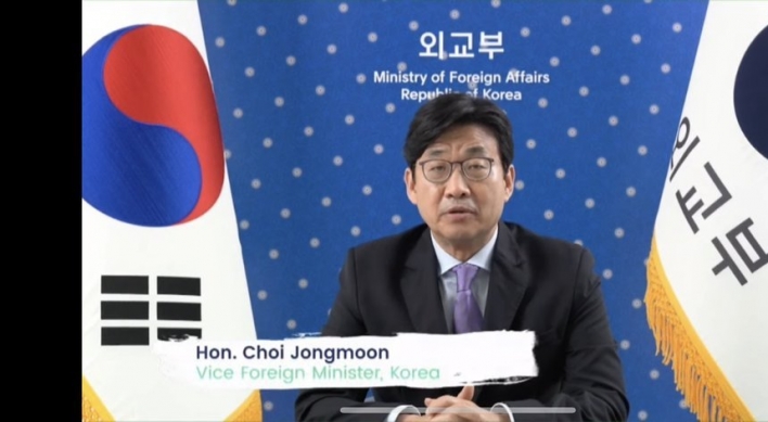 Vice FM Choi attends conference call with 19 foreign counterparts