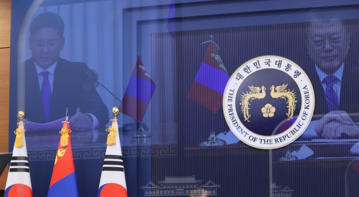 Korea-Mongolia ties elevated to strategic partnership