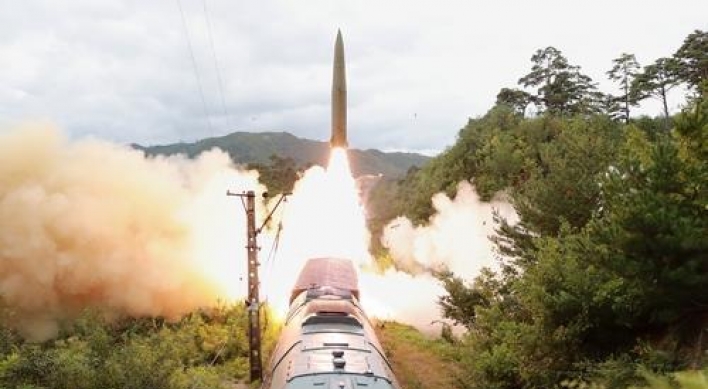 N. Korea confirms missile launches from train