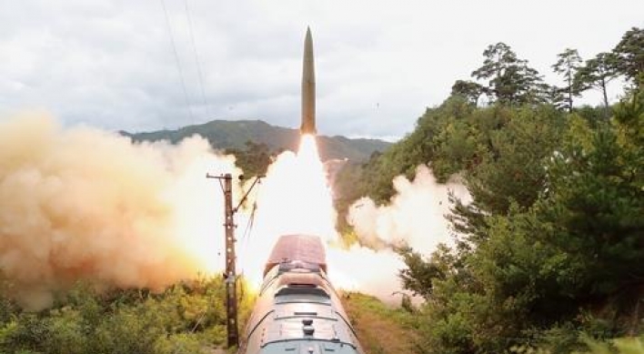 NK says ballistic missiles tested from new rail-borne system