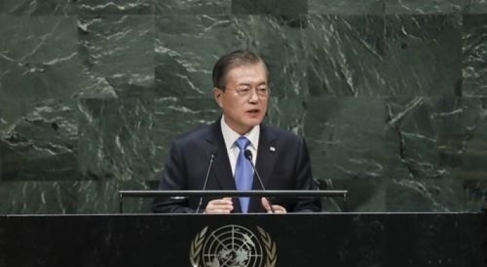 Moon in New York for UN speech during Chuseok holiday in Korea