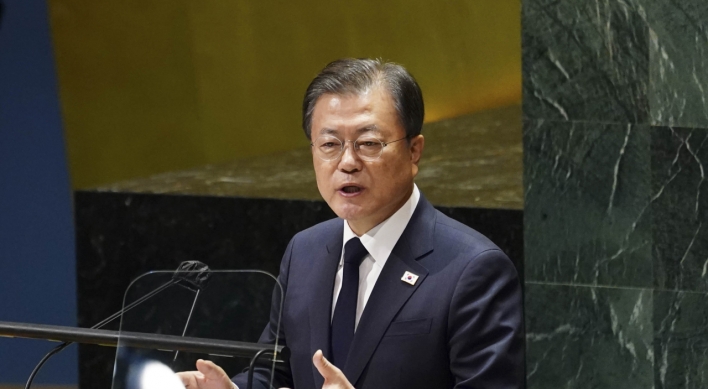 Moon proposes formal end to Korean War for irreversible progress in denuclearization efforts