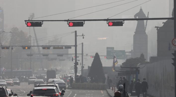 Fine dust blankets much of South Korea