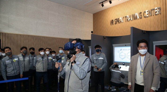Daewoo Shipbuilding opens virtual training center for ship painters