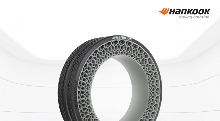 [CES 2022] Hankook Tire unveils airless tire i-Flex