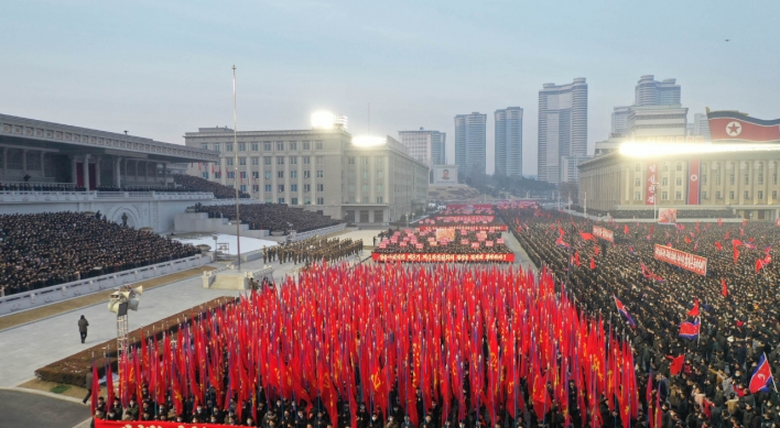 N. Korea stages rally in Pyongyang to back key party meeting decision