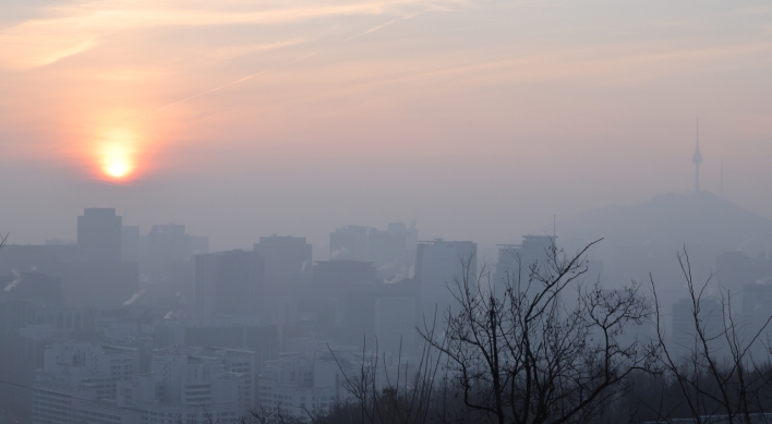 Fine dust blankets much of S. Korea again