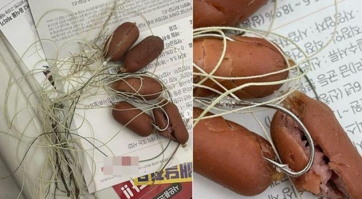 Police looking into report of suspected animal abuse attempt using sausage-skewered fishhooks