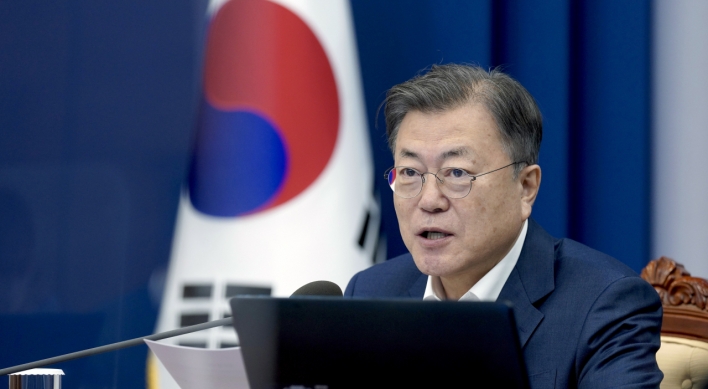 Moon says S. Korea lags in gender equality