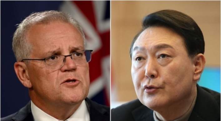 President-elect Yoon has phone conversation with Australian PM