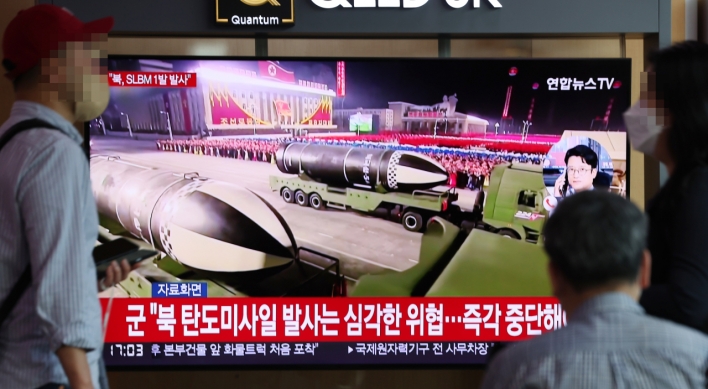 N.Korea fires 3 ballistic missiles after Biden’s first trip to Asia