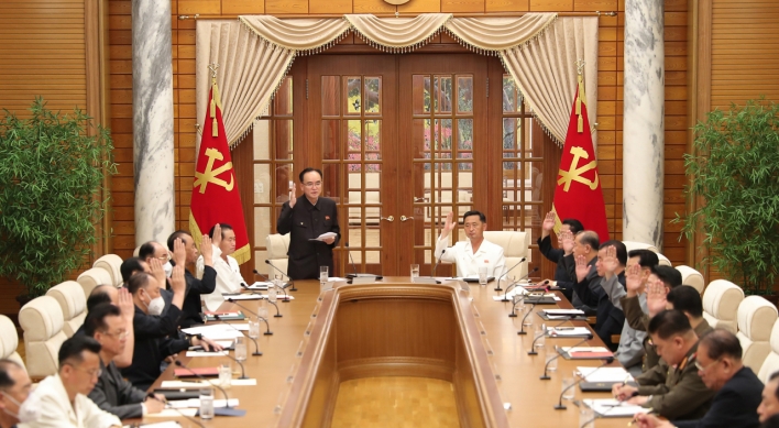 N. Korea holds politburo session without leader Kim's attendance