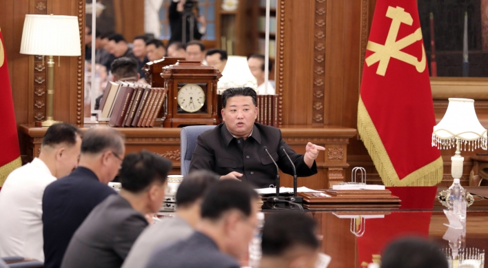 N. Korean leader discusses tightening party control, reorganizing party departments