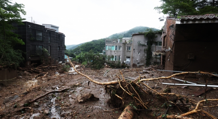 16 dead, missing in record rainfall in Seoul, surrounding areas in 3 days