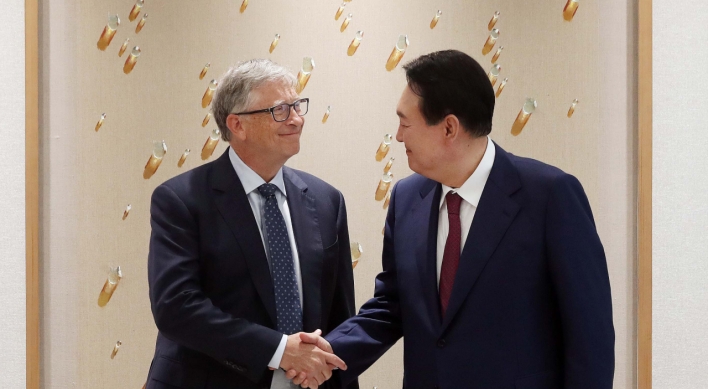 Korea ‘strong match with goals of Gates Foundation,’ Bill Gates tells Yoon Suk-yeol