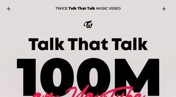 [Today’s K-pop] Twice’s ‘Talk That Talk’ music video tops 100m views
